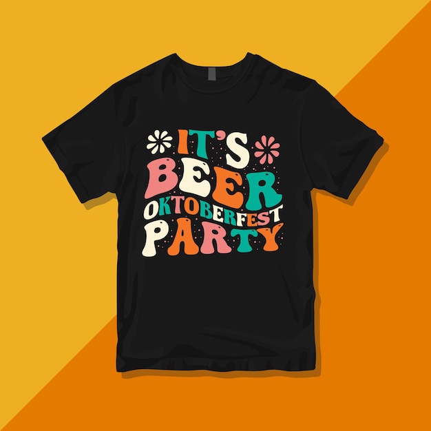 premium vector Oktoberfest typography T-shirt design