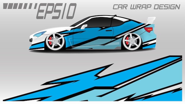 Premium Vector Racing Car Wrap Sticker Design