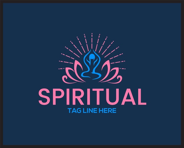 Premium Vector spiritual logo design file