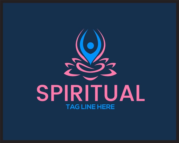 Premium Vector Spiritual logo design template