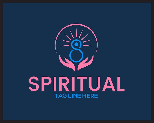 Premium Vector Spiritual logo design template