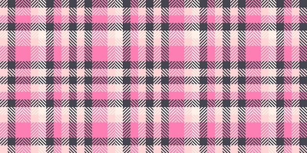 Vector preppy textile pattern vector linen fabric plaid seamless artwork texture background tartan check in light and pastel colors