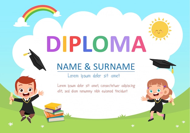 Preschool Kids Diploma