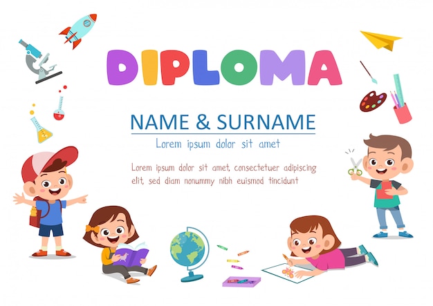 Preschool Kids Diploma