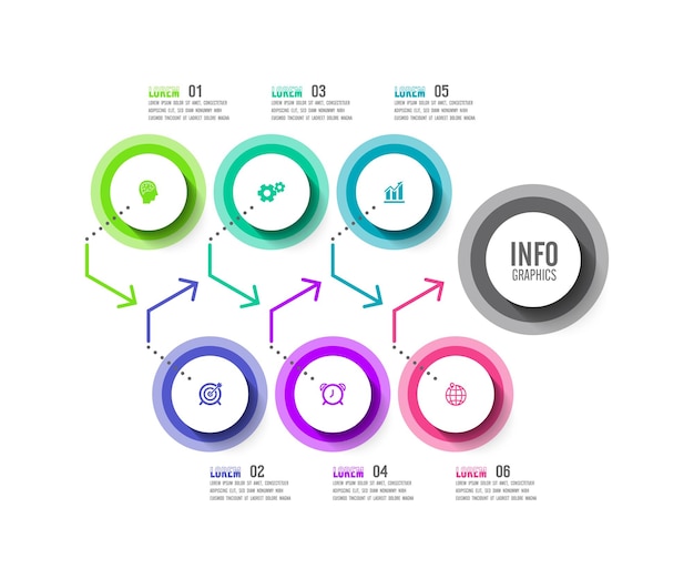 Presentation business infographic design template