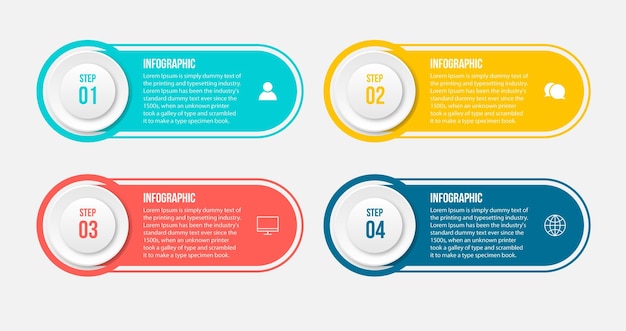 Presentation business infographic design template