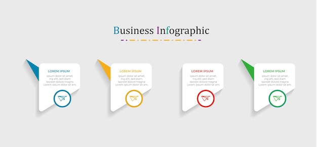 Presentation business infographic design template