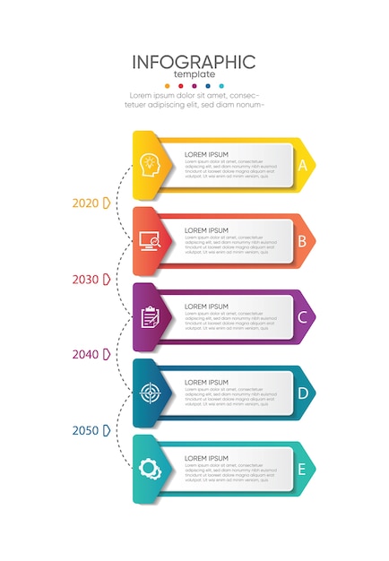 Presentation business infographic template