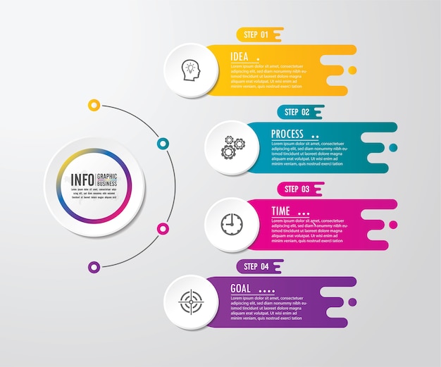 Presentation business infographic template