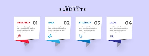 Presentation business infographic template