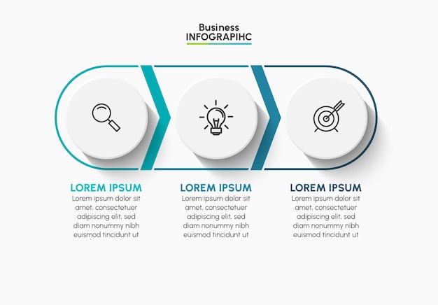 Presentation business infographic template