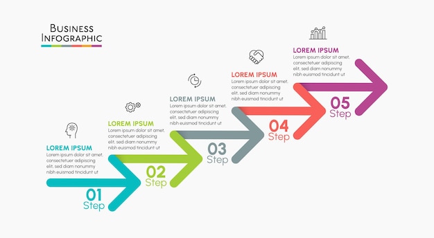 Presentation business infographic template