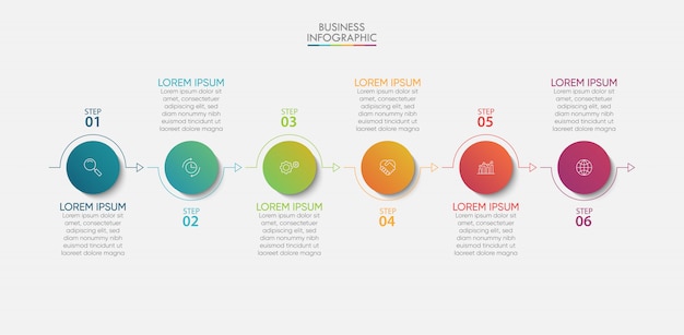 Presentation business infographic template