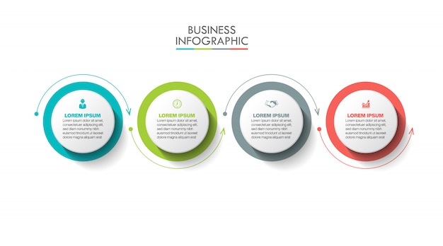 Presentation business infographic template