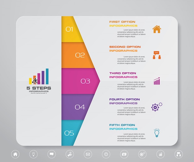 Presentation chart infographic