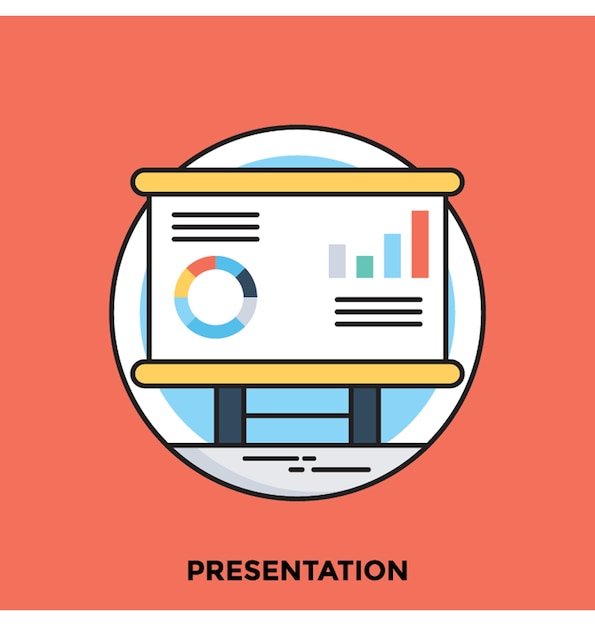 Presentation Flat vector Icon