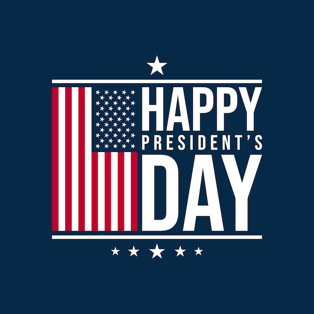 President's Day Background Design Vector Illustration