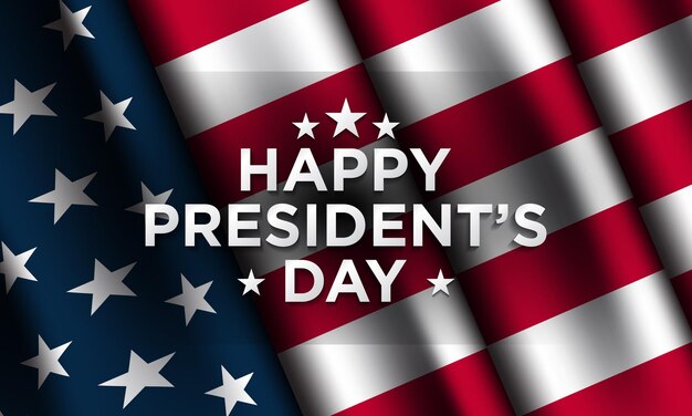 President's Day Background Design Vector Illustration