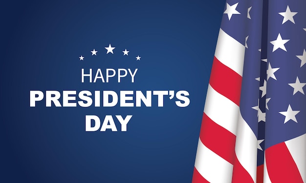 president's day Day Background We will be Closed on president's Day Vector Illustration