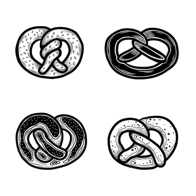 Pretzel icon set