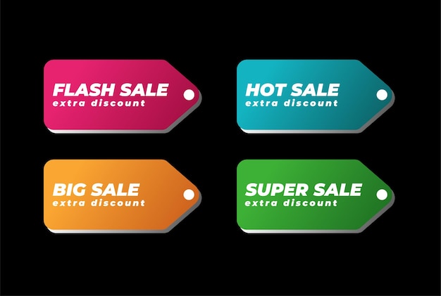 Price Tag Big Hot Super Flash Sale for Supermarket Sale Discount Promo Badge Emblem Label Sticker Stamp Seal Logo Design