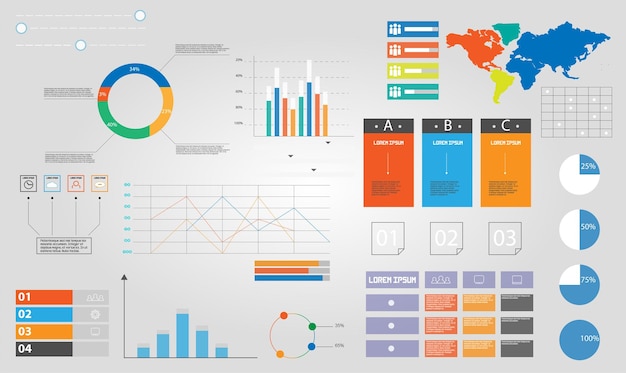 Pricing Table Template with Plans Type Pricing table banner Vector illustration