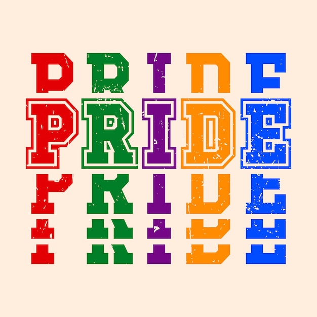 Pride Retro LGBTQ Pride Month TShirt Design gay pride and lgbtq