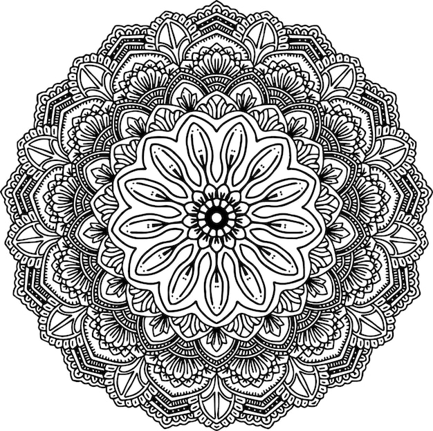 primum vector vintage oriental mandala design