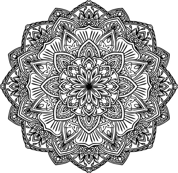 primum vector vintage oriental mandala design