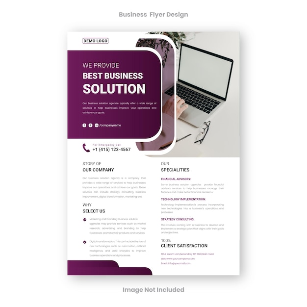 Prinatble Corporate Business Flyer Template