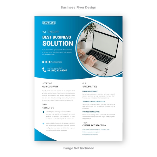 Prinatble Corporate Business Flyer Template