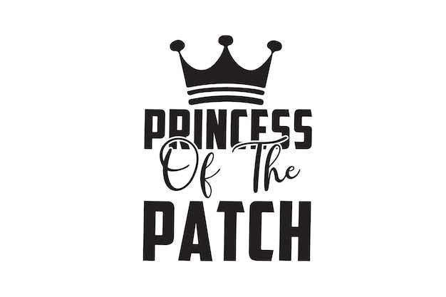 Princess of the Patch Vector File Vector File