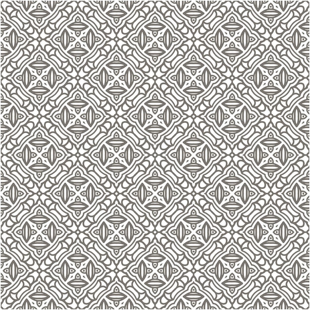 Print of abstract style ethnic seamless pattern