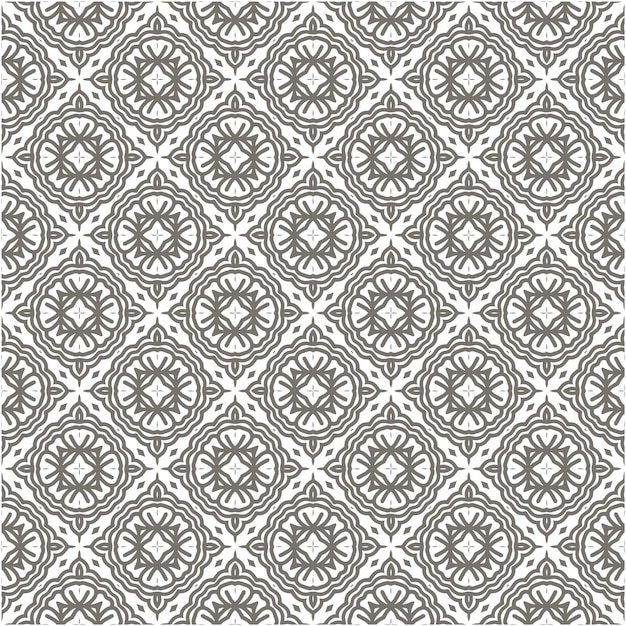 Print of beautiful seamless pattern with minimalist motif style