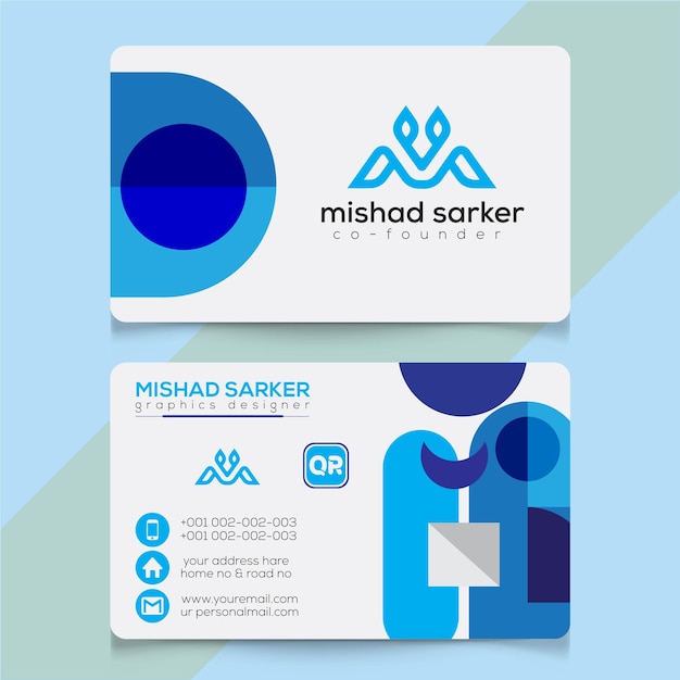 print business card design template