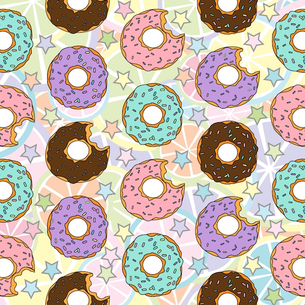 print doughnut pattern