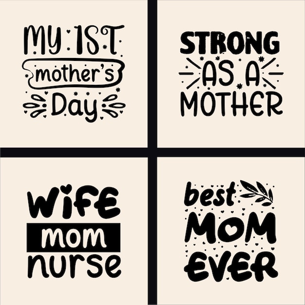 Print MOTHER'S DAY SVG T-SHIRT DESIGN BUNDLE