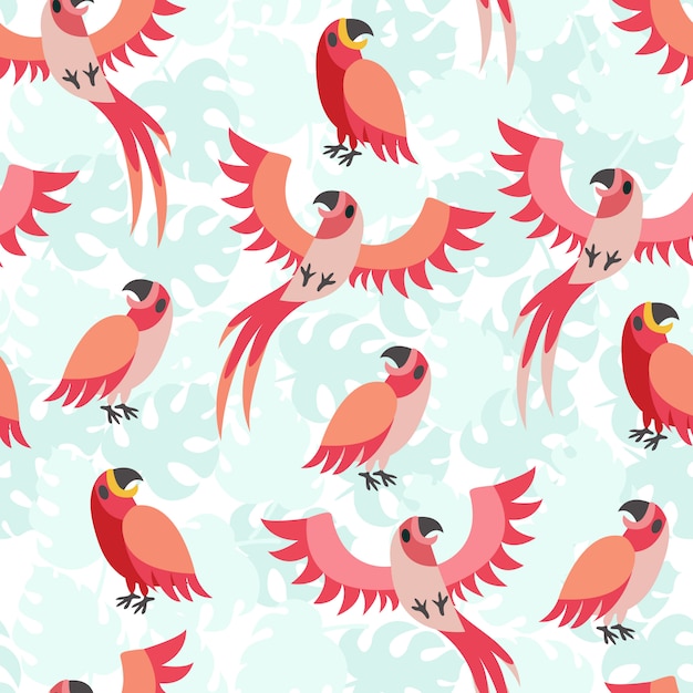 print parrot red