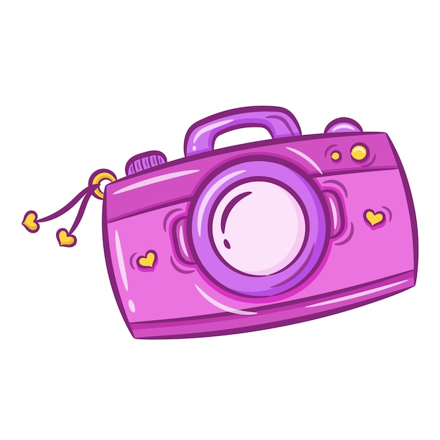 printable cute drawing camera for school and kids