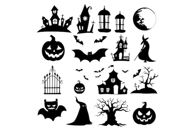 Printable Halloween Vector Icons