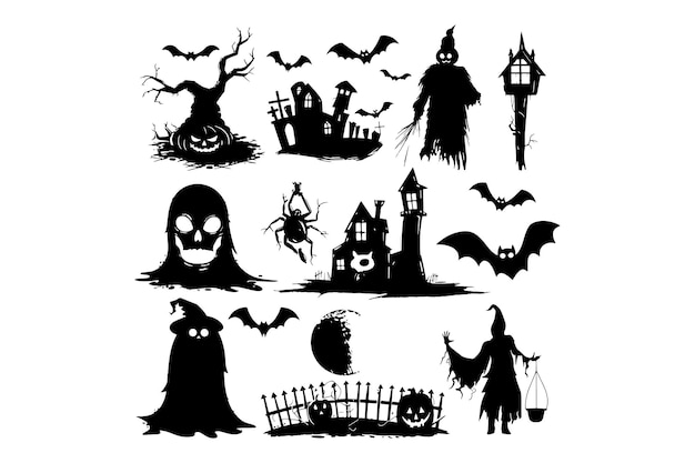 Printable Halloween Vector Icons