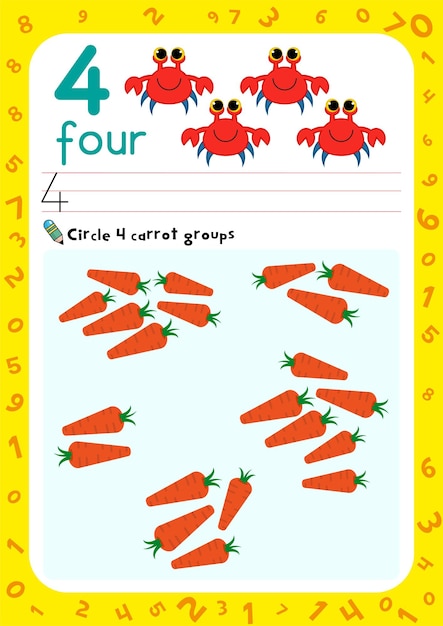 Printable number tracing worksheets for kids. Number tracking worksheet. number writing worksheet