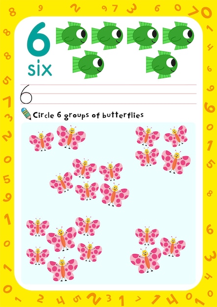 Printable number tracing worksheets for kids. Number tracking worksheet. number writing worksheet