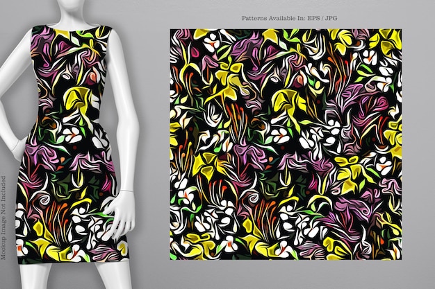 Printable vector cover pattern Dress Tshirt Phone Notebook Paper Textile and wallpaper texture