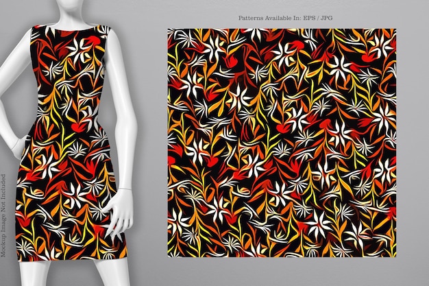 Printable vector cover pattern Dress Tshirt Phone Notebook Paper Textile and wallpaper texture