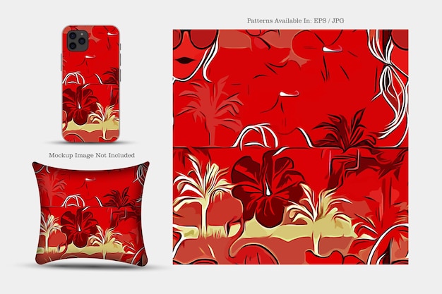 Printable vector cover pattern Phone Paper Textile and wallpaper illustration texture