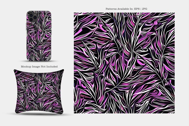 Printable vector cover pattern Phone Paper Textile and wallpaper illustration texture