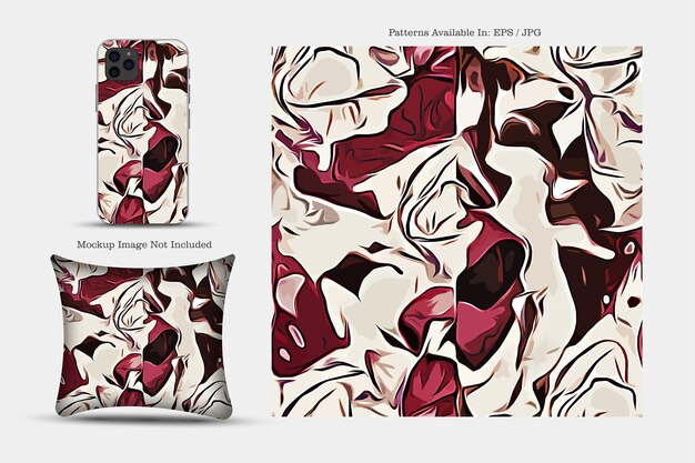 Vector printable vector cover pattern phone paper textile and wallpaper illustration texture