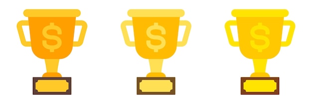 Prize Money in flat style isolated