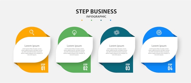 Process infographic template